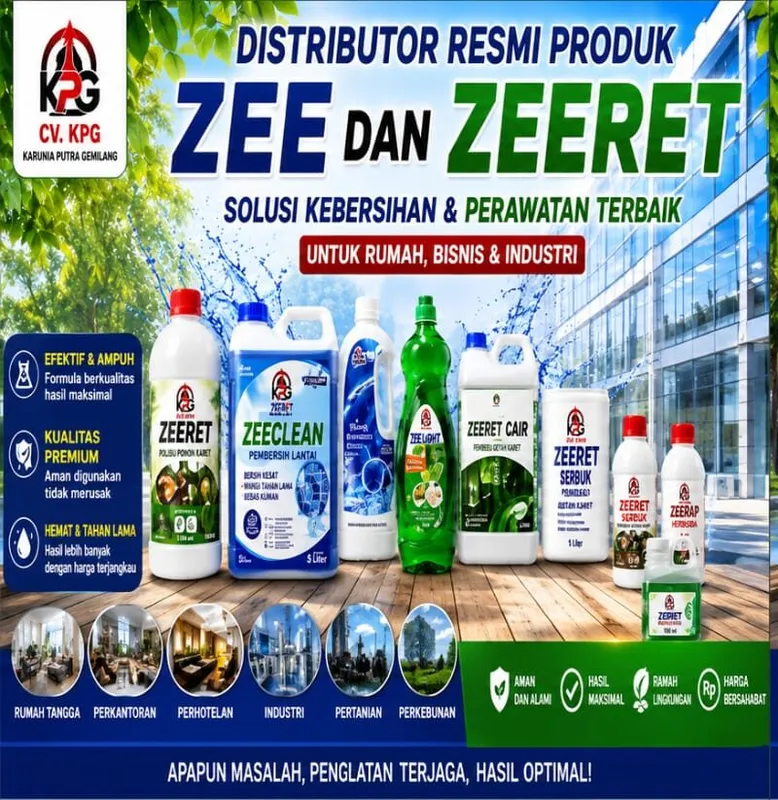 Distributor resmi produk ZEE dan ZEERET
