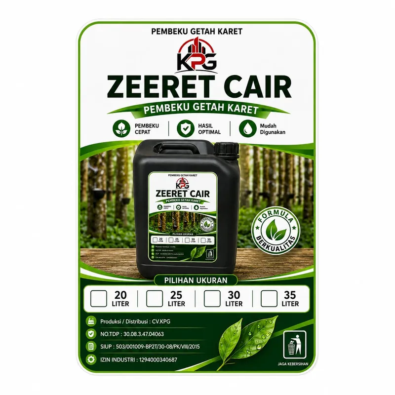 ZEERET CAIR Kemasan Drigen (20-35 Liter)
