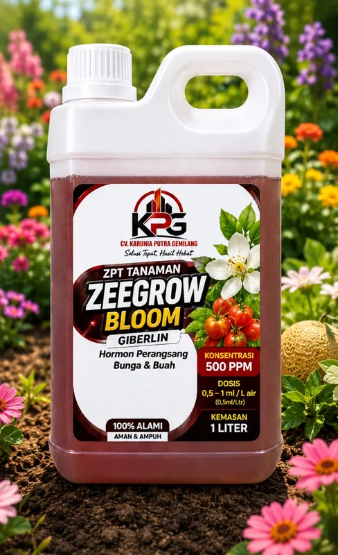 ZEEGROW BLOOM - ZPT Hormon Giberlin — perangsang bunga & buah